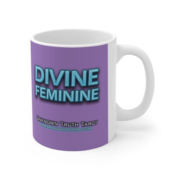 Divine Feminine - Lavender Ceramic Mug 11oz by Unknown Truth Tarot - Image 4