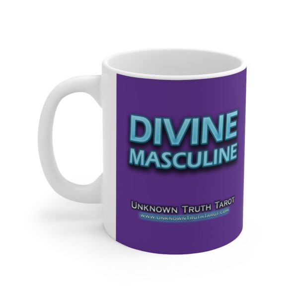 Divine Masculine - Deep Purple Ceramic Mug 11oz by Unknown Truth Tarot - Image 3