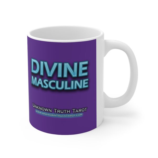 Divine Masculine - Deep Purple Ceramic Mug 11oz by Unknown Truth Tarot - Image 4