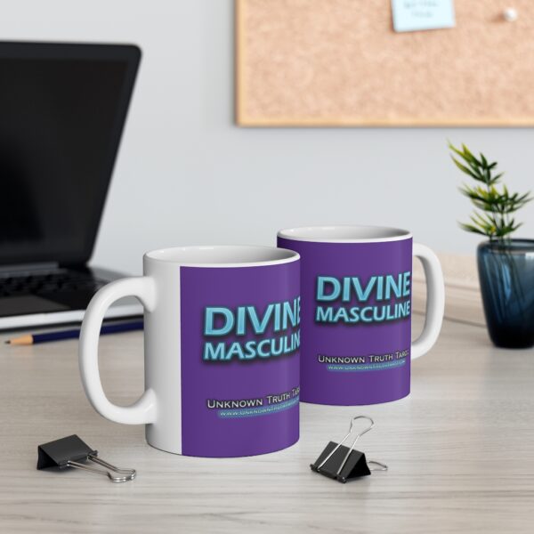 Divine Masculine - Deep Purple Ceramic Mug 11oz by Unknown Truth Tarot - Image 6