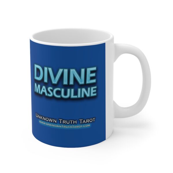 Divine Masculine - Royal Blue Ceramic Mug 11oz by Unknown Truth Tarot - Image 4