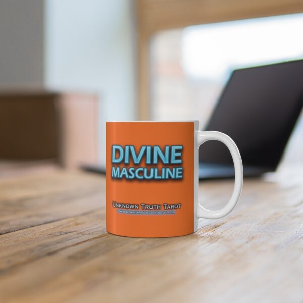Divine Masculine - Orange Ceramic Mug 11oz by Unknown Truth Tarot