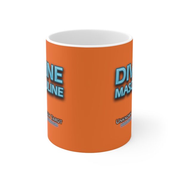 Divine Masculine - Orange Ceramic Mug 11oz by Unknown Truth Tarot - Image 2