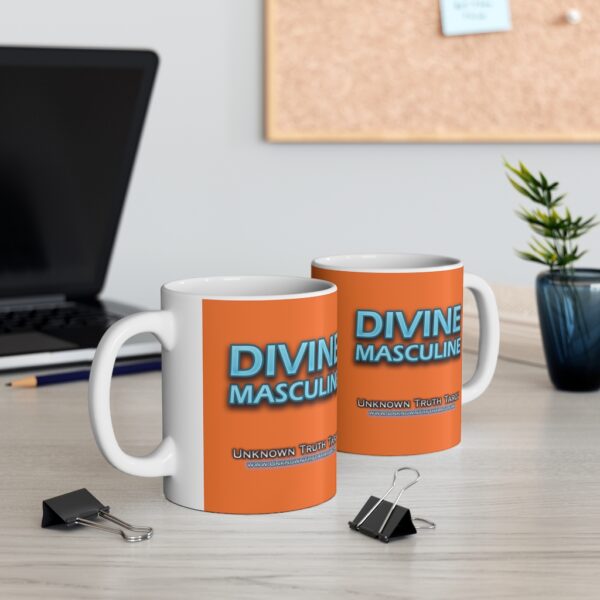 Divine Masculine - Orange Ceramic Mug 11oz by Unknown Truth Tarot - Image 6