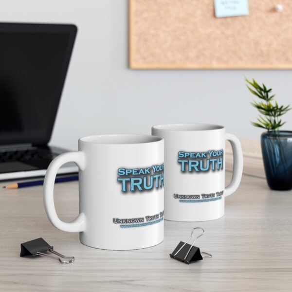 Speak Your Truth - White Ceramic Mug 11oz by Unknown Truth Tarot - Image 5