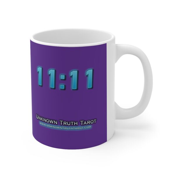 11:11 - Angel Number Collection - Deep Purple Ceramic Mug 11oz