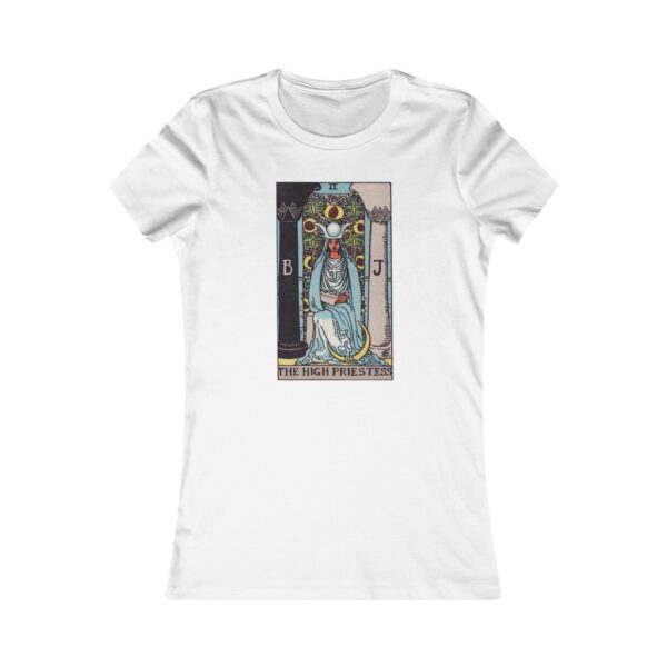 The High Priestess - Major Arcana Collection - Women's Favorite Tee by Unknown Truth Tarot - Image 3