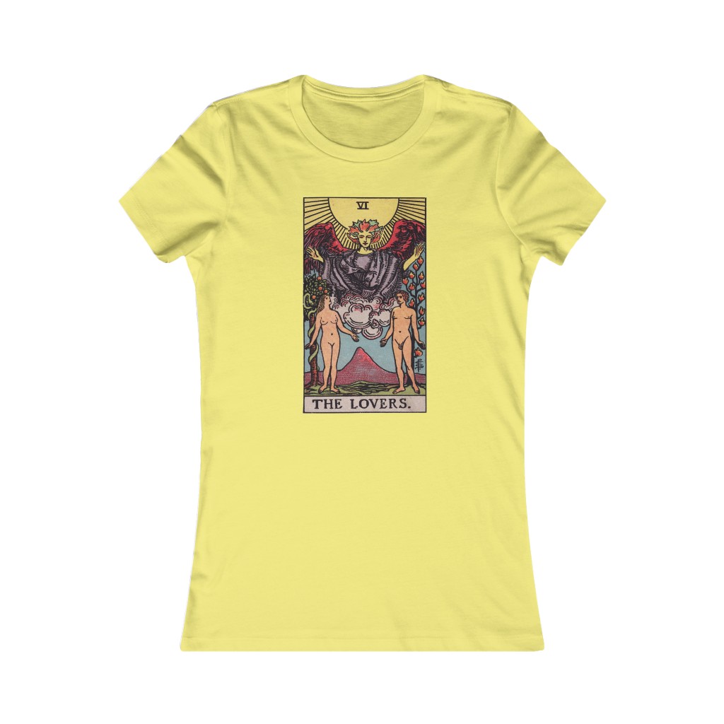 The Lovers - Major Arcana Collection - Women's Favorite Tee by Unknown Truth Tarot