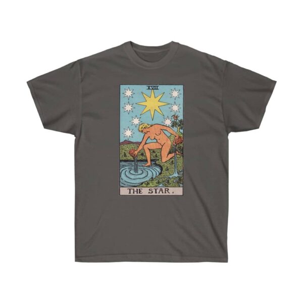 The Star - Major Arcana Collection - Unisex Ultra Cotton Tee by Unknown Truth Tarot - Image 9