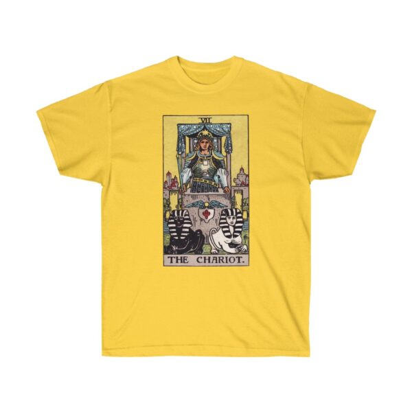 The Chariot - Major Arcana Collection - Unisex Ultra Cotton Tee by Unknown Truth Tarot - Image 11