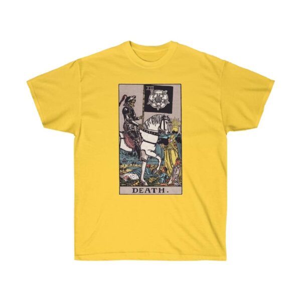 Death - Major Arcana Collection - Unisex Ultra Cotton Tee by Unknown Truth Tarot - Image 9