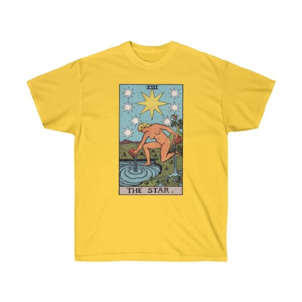 The Star - Major Arcana Collection - Unisex Ultra Cotton Tee by Unknown Truth Tarot - Image 11