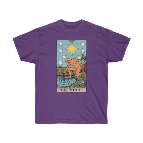 The Star - Major Arcana Collection - Unisex Ultra Cotton Tee by Unknown Truth Tarot - Image 19