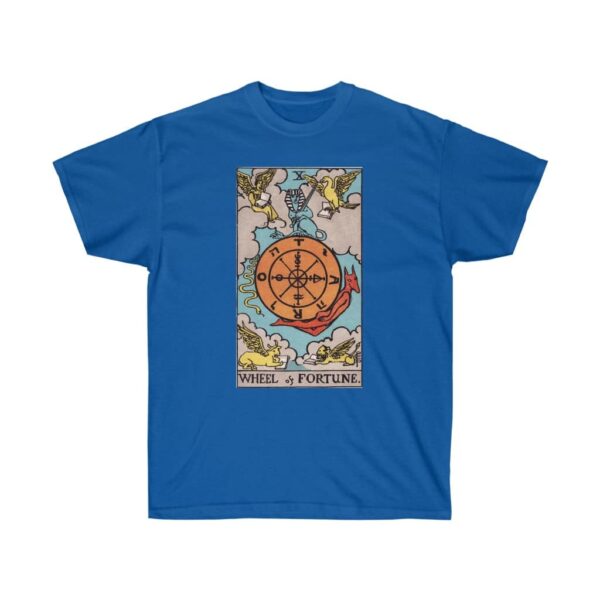 The Wheel of Fortune - Major Arcana Collection - Unisex Ultra Cotton Tee by Unknown Truth Tarot - Image 15