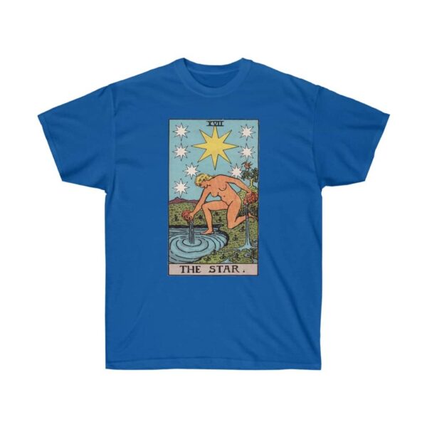 The Star - Major Arcana Collection - Unisex Ultra Cotton Tee by Unknown Truth Tarot - Image 15