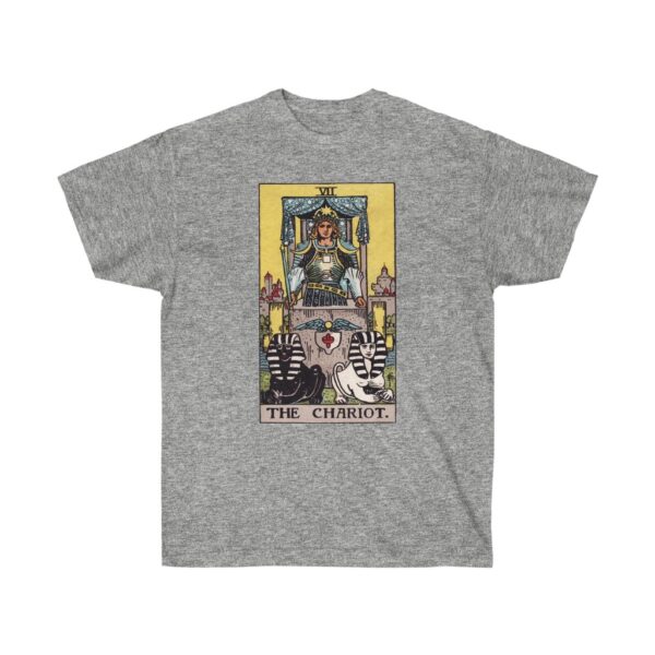 The Chariot - Major Arcana Collection - Unisex Ultra Cotton Tee by Unknown Truth Tarot - Image 7