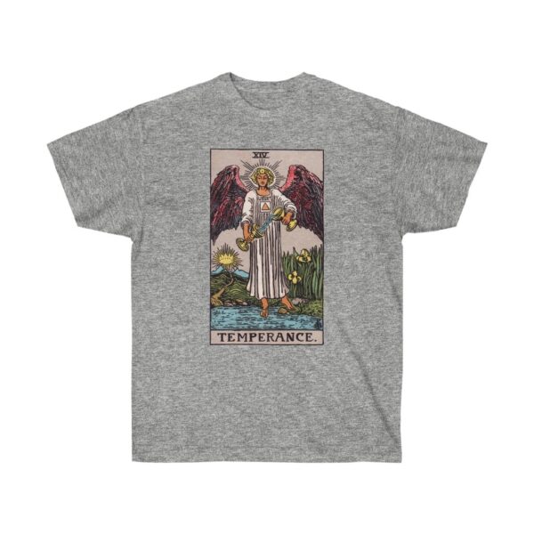 Temperance - Major Arcana Collection - Unisex Ultra Cotton Tee by Unknown Truth Tarot - Image 5