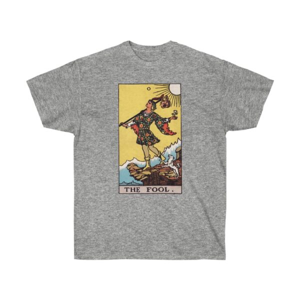 The Fool - Major Arcana Collection - Unisex Ultra Cotton Tee by Unknown Truth Tarot - Image 5