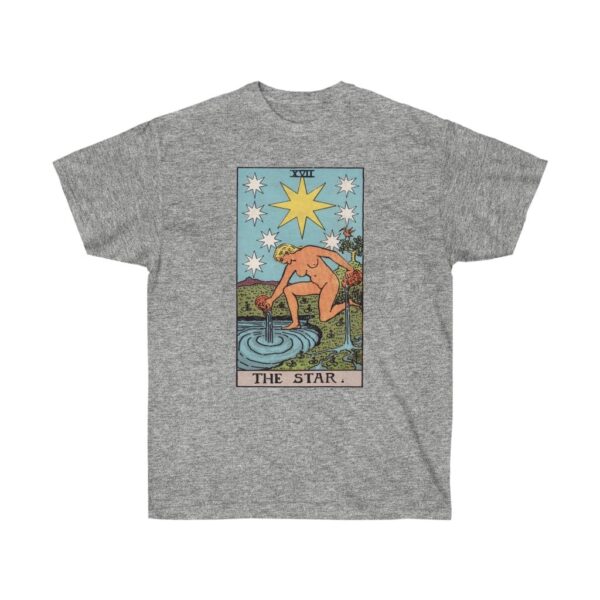 The Star - Major Arcana Collection - Unisex Ultra Cotton Tee by Unknown Truth Tarot - Image 7