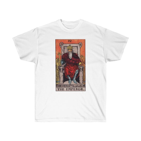 The Emperor - Major Arcana Collection - Unisex Ultra Cotton Tee by Unknown Truth Tarot - Image 3