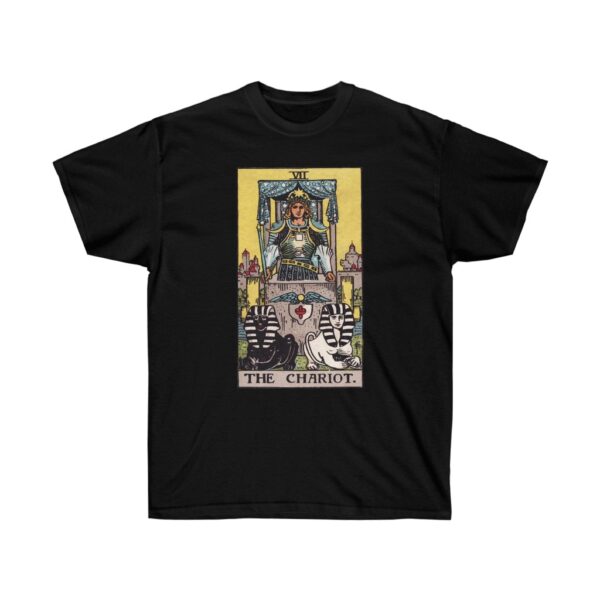 The Chariot - Major Arcana Collection - Unisex Ultra Cotton Tee by Unknown Truth Tarot - Image 5