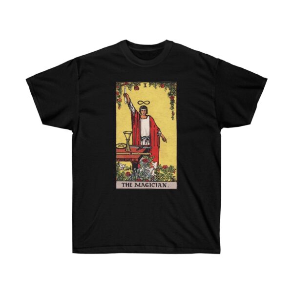 The Magician - Major Arcana Collection - Unisex Ultra Cotton Tee by Unknown Truth Tarot - Image 5