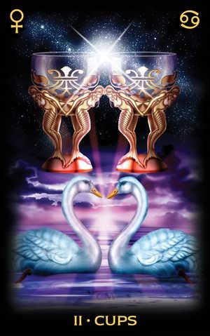 Tarot of Dreams - 2 of Cups