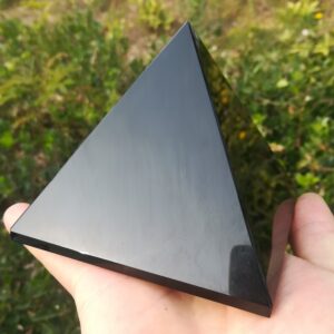 Black Obsidian pyramid