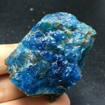 Blue Apatite (50-250g) Natural Raw Crystal Specimen From Madagascar