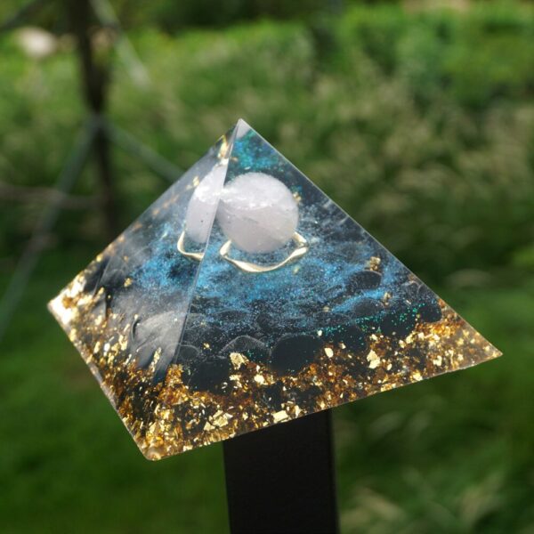 9-5CM-Large-Rose-Quartz-Sphere-Orgone-Pyramid-with-Obsidian-Crystal-Energy-Healing-Chakra-Reiki-Orgonite-1 9-5CM-Large-Rose-Quartz-Sphere-Orgone-Pyramid-with-Obsidian-Crystal-Energy-Healing-Chakra-Reiki-Orgonite-1