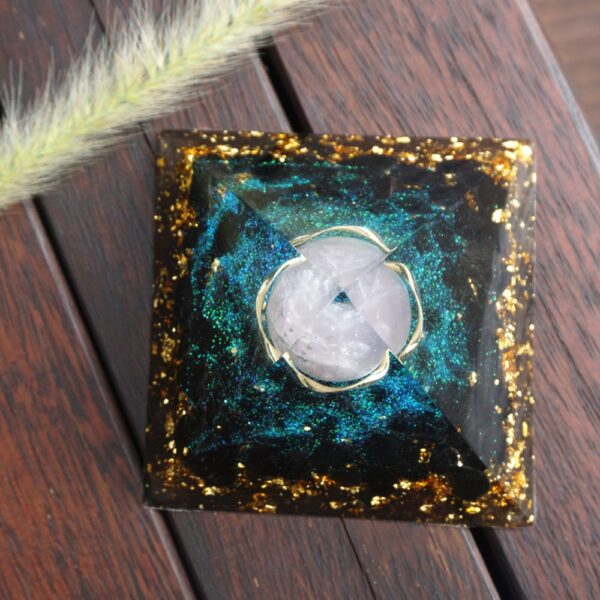 9-5CM-Large-Rose-Quartz-Sphere-Orgone-Pyramid-with-Obsidian-Crystal-Energy-Healing-Chakra-Reiki-Orgonite-3 9-5CM-Large-Rose-Quartz-Sphere-Orgone-Pyramid-with-Obsidian-Crystal-Energy-Healing-Chakra-Reiki-Orgonite-3