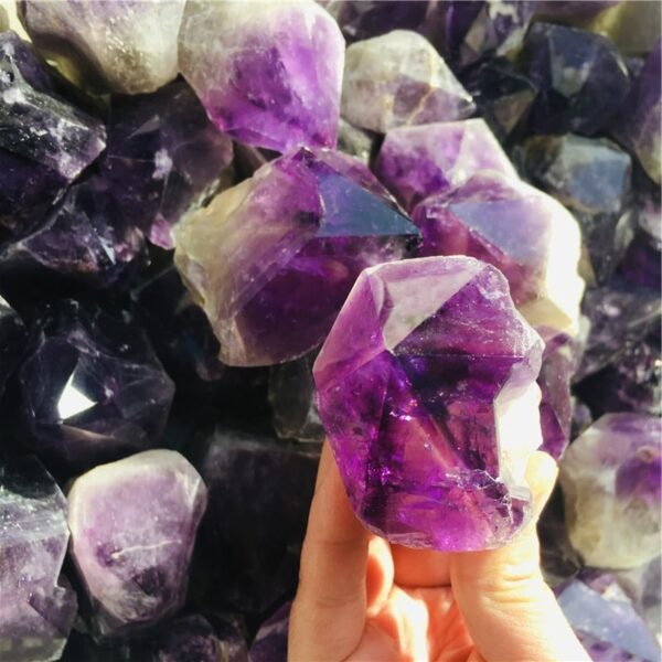Ametrine Crystal Points - 1kg (2.2 lbs) of AAAA  Grade Terminated Natural Ametrine Points - Image 4