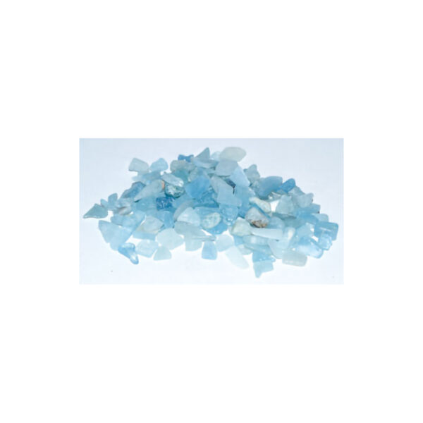 1 lb Aquamarine Tumbled Chips 6-8mm