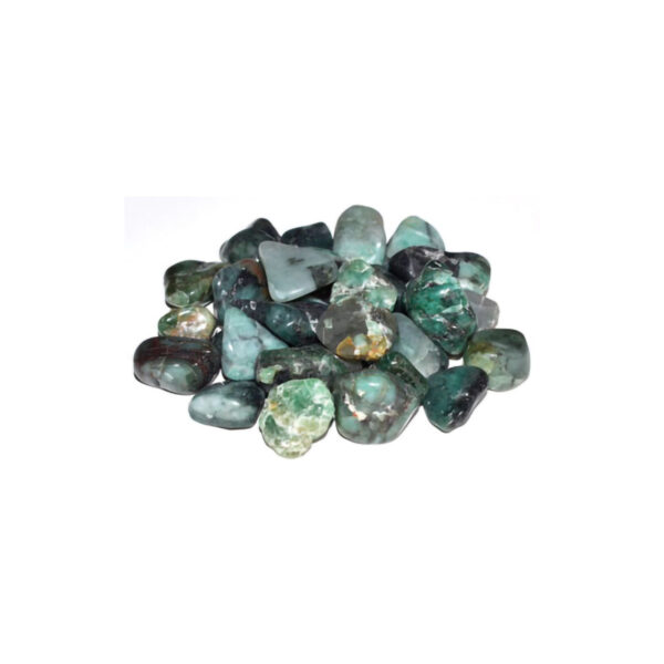 1 lb Emerald Tumbled Chips 6-9mm