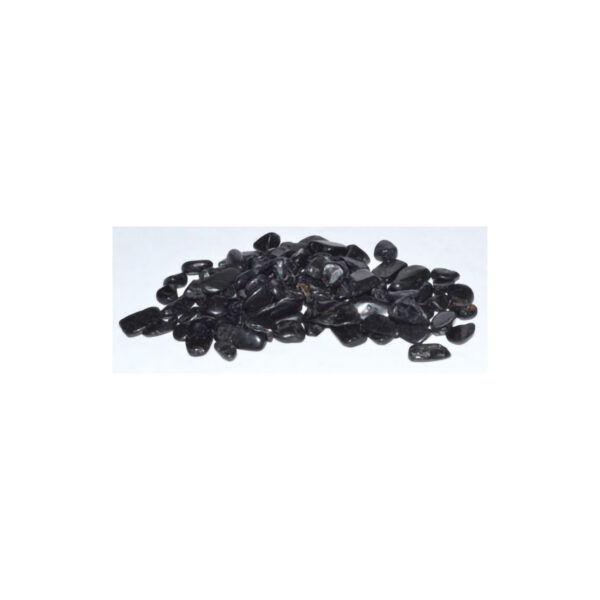 1 lb Black Tourmaline Tumbled Chips 6-8mm