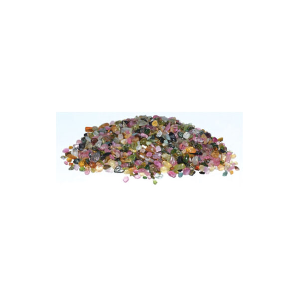 1 lb Rainbow Tourmaline Tumbled Chips 2-4mm