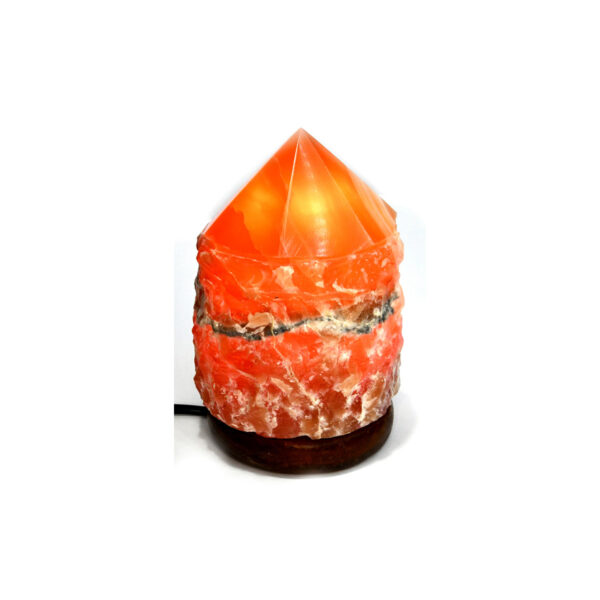 Dark Honey Calcite Lamp