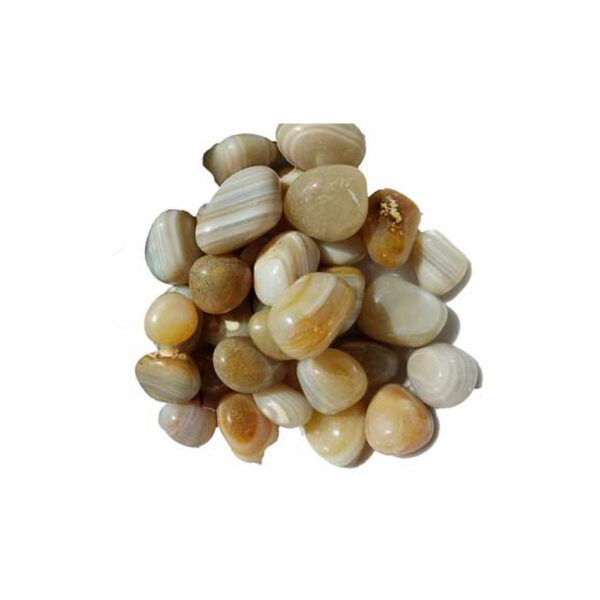 1 lb Banded Agate tumbled stones