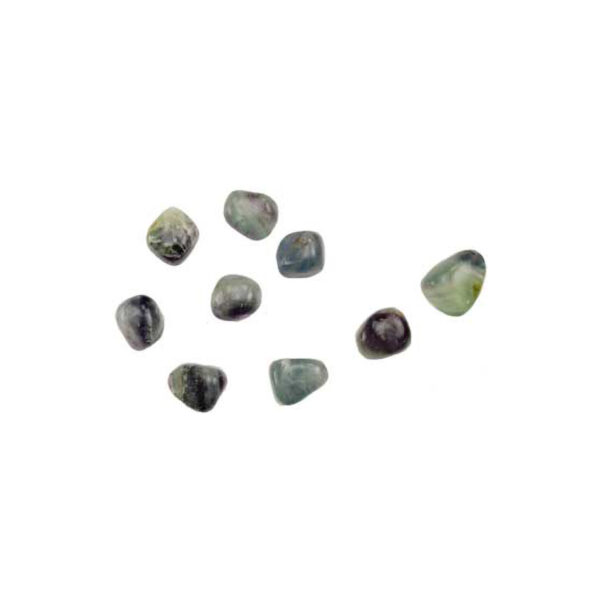 1 lb Rainbow Fluorite Tumbled Stones