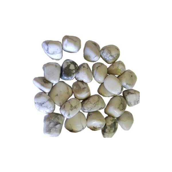 1 lb White Howlite tumbled stones