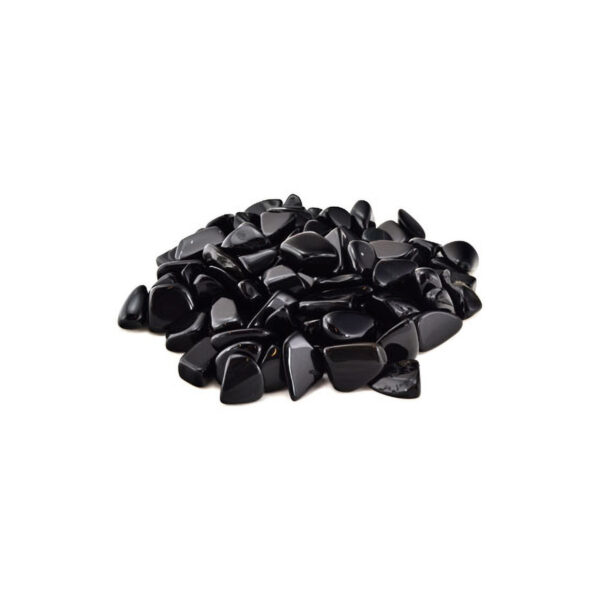 1 lb Black Obsidian tumbled stones