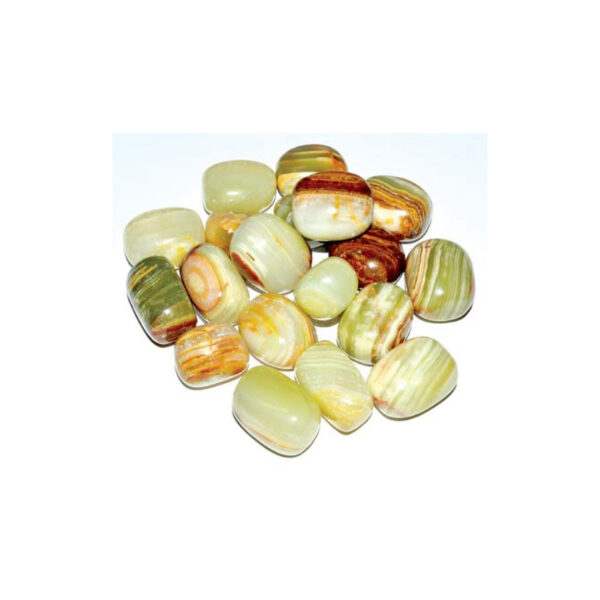 1 lb Green Onyx tumbled stones