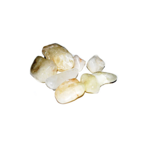1 lb Sulfur Quartz tumbled stones