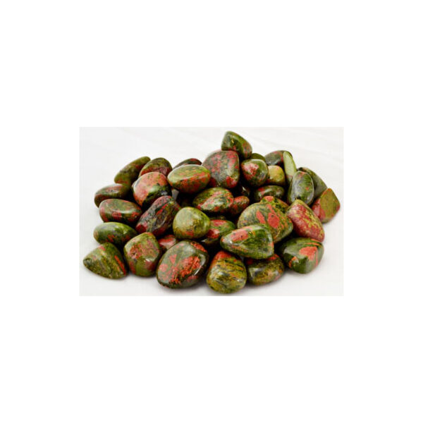 1 lb Unakite tumbled stones