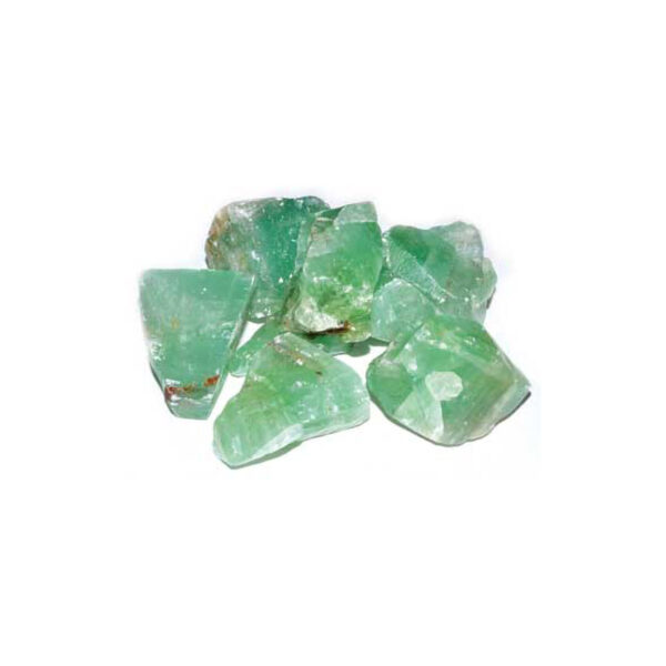 1 lb Green Calcite untumbled stones