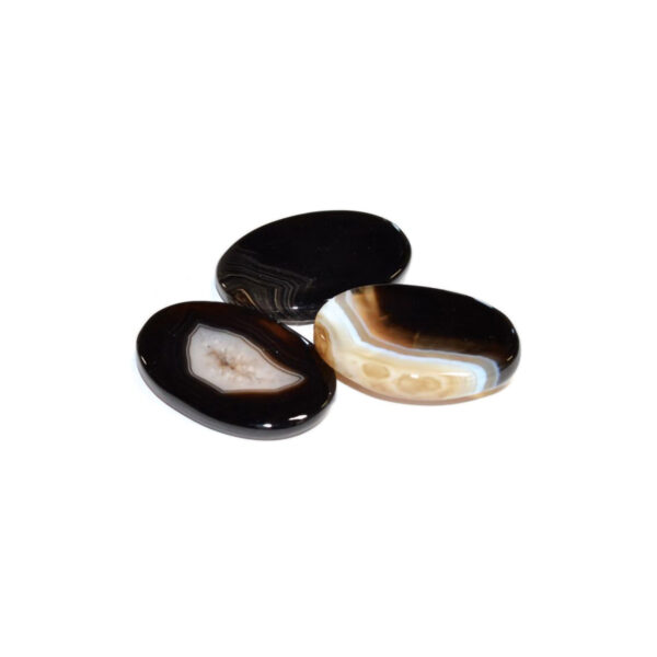 Black Onyx Worry Stone