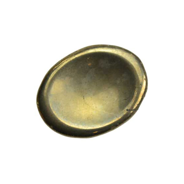 Pyrite worry stone