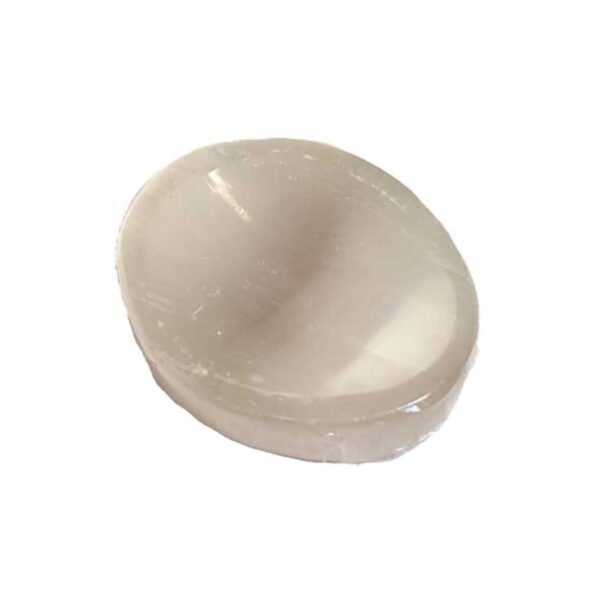 Selenite Worry Stone