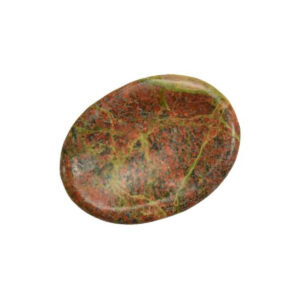 Unakite worry stone