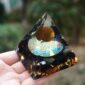 HANDMADE-Tiger-Eye-Crystal-Sphere-Obsidian-Quartz-Orgone-Pyramid-60MM-Reiki-Energy-Healing-Chakra-Meditation-3